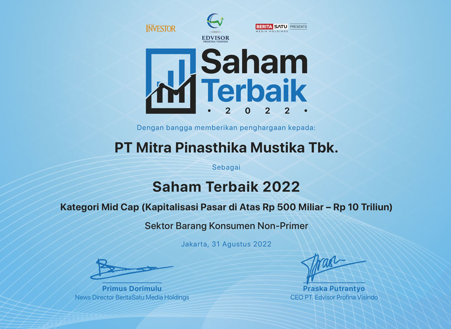 MPMX Dinobatkan Sebagai “Saham Terbaik 2022”
