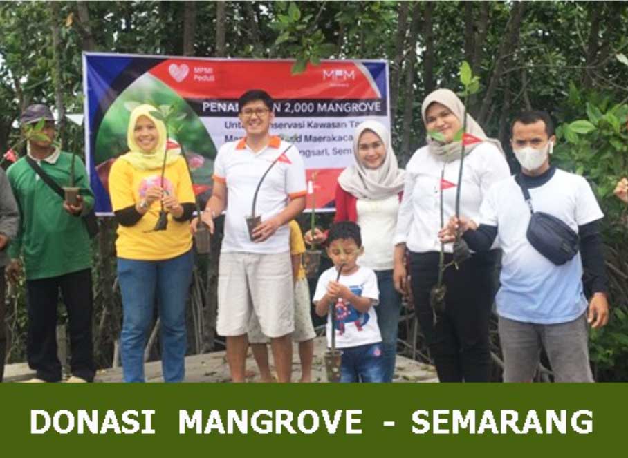 MPMInsurance Donasikan 2.422 Bibit Pohon Mangrove di Wilayah Semarang