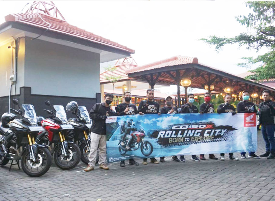 MPMulia Bawa Konsumen Jajal Ketangguhan Honda CB150X di Kota Malang