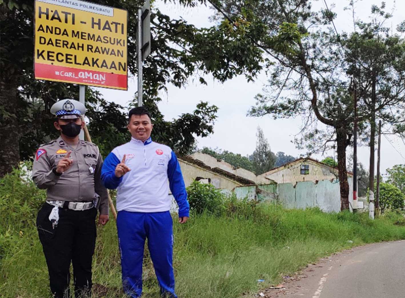 MPM Honda Jatim Gencarkan #Cari_Aman di Jalur Rawan Blackspot
