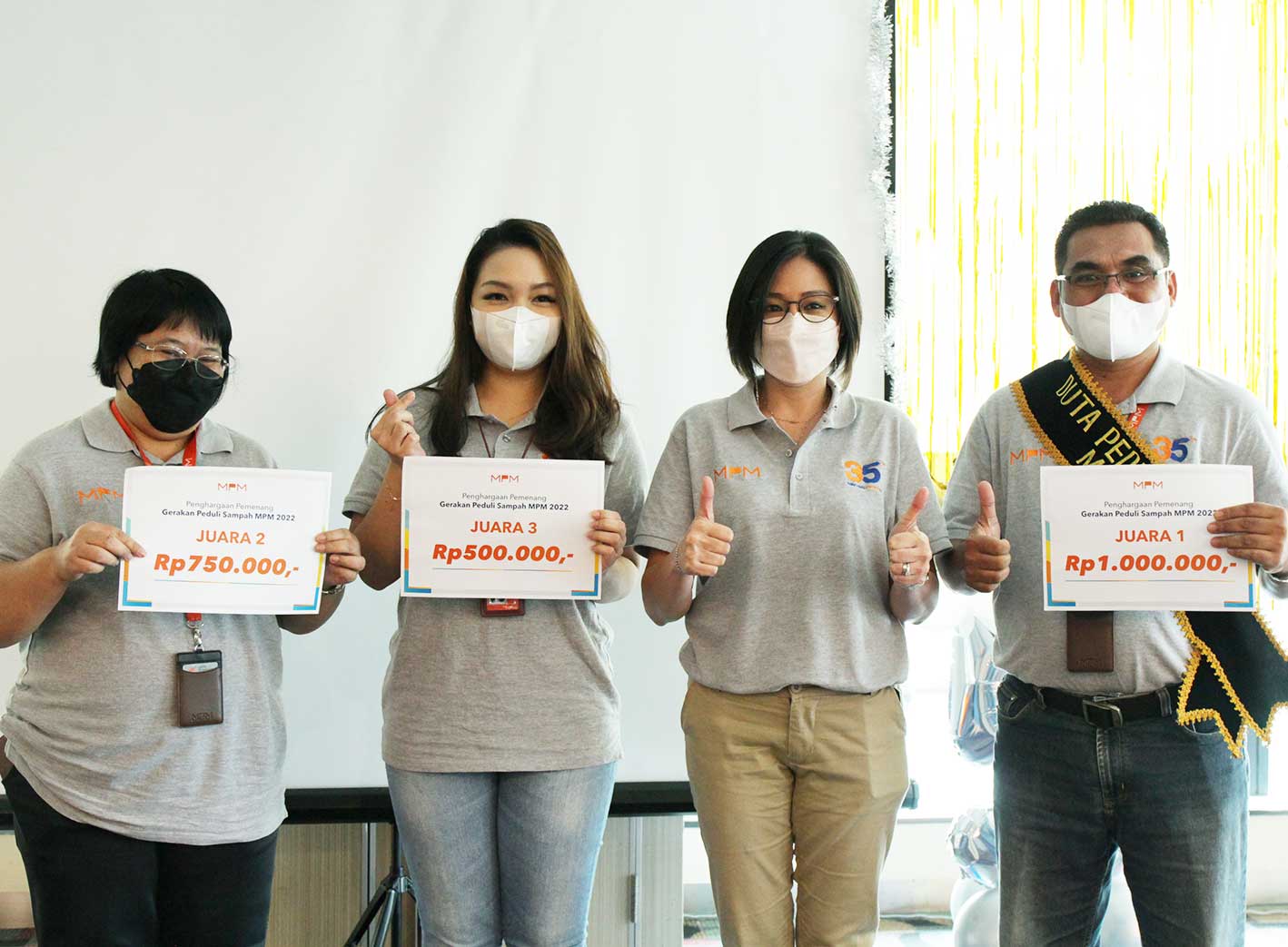 Sinergi Gotong Royong Sumbangkan Sampah, MPM Memiliki Duta Peduli Sampah 2022