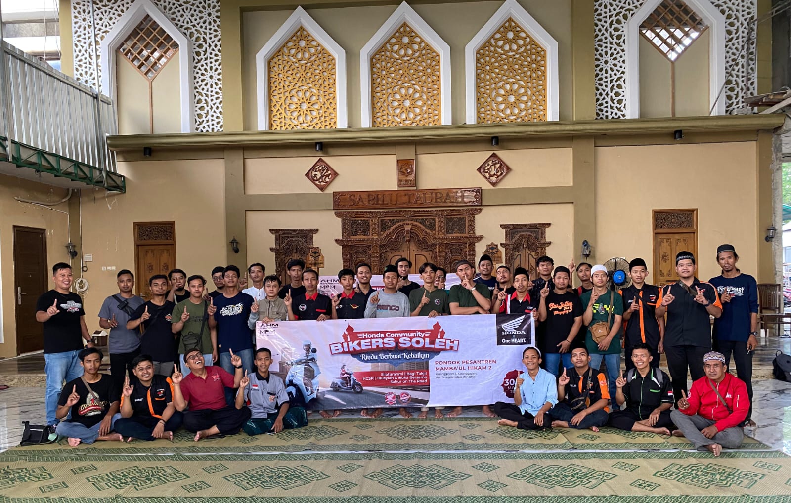 Honda Community Bikers Sholeh: Nyantri Ala Federasi Supra Indonesia Regional Jawa Timur​