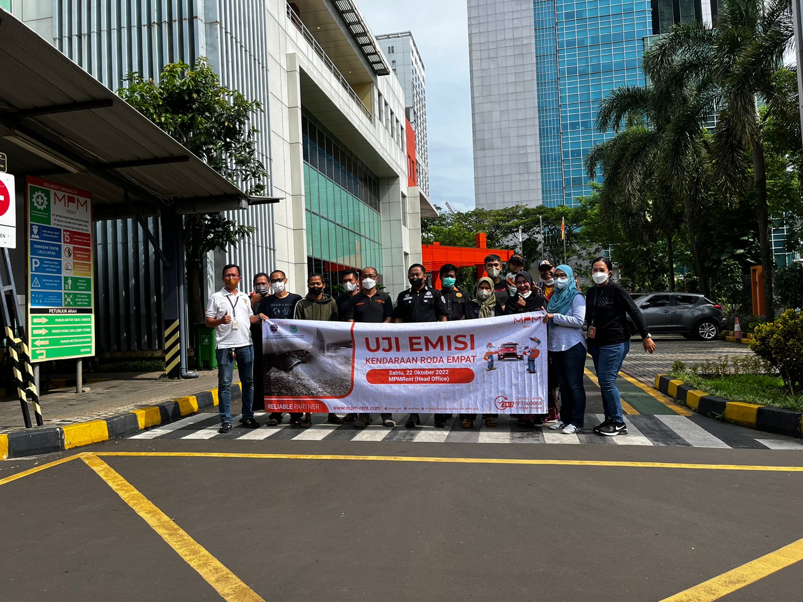 MPMRent Berkomitmen Pada Lingkungan Dengan Mengadakan Uji Emisi Gratis di Tangerang Selatan