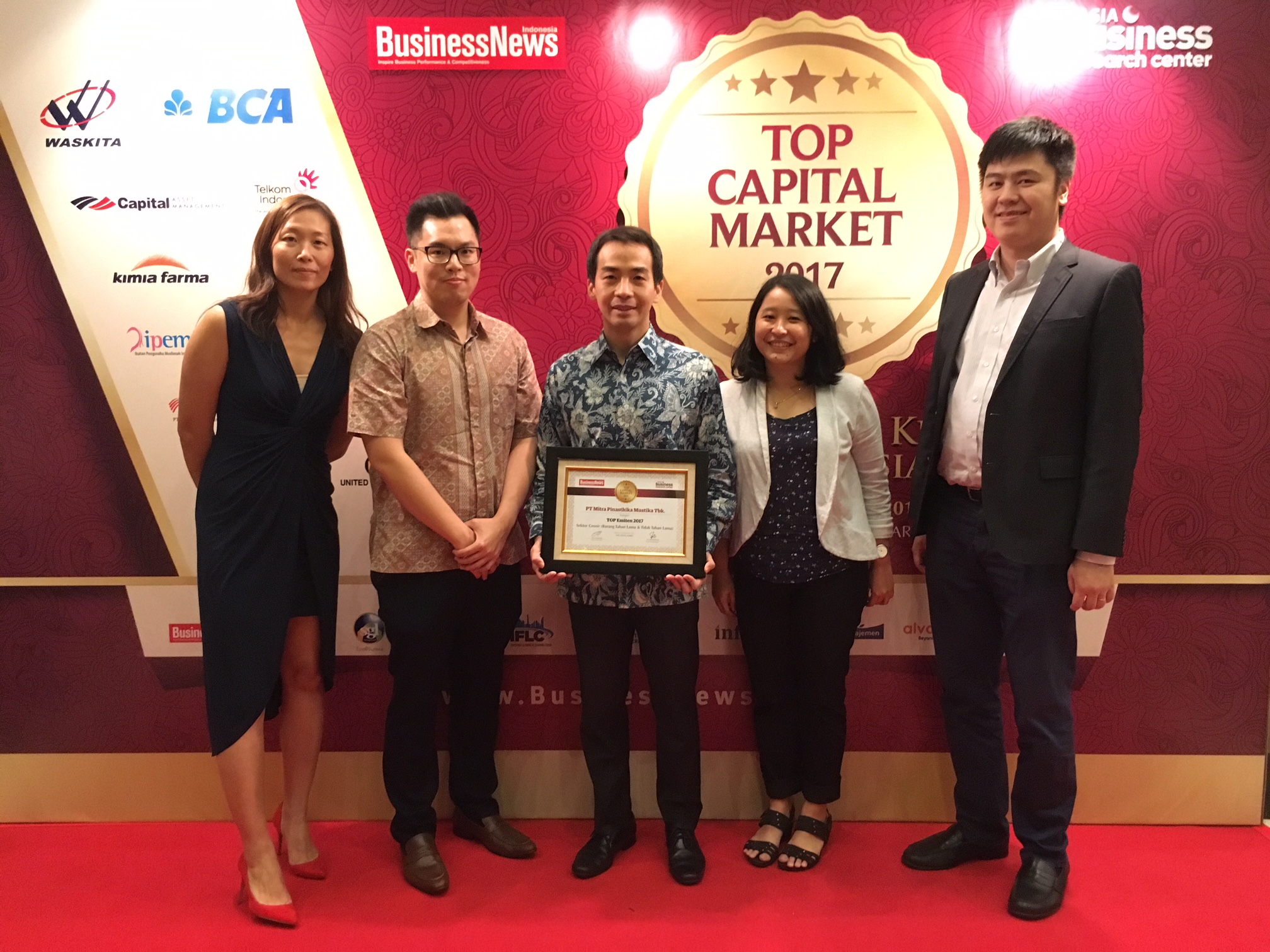 MPM Named Top Emiten At Top Capital Market Awards 2017
