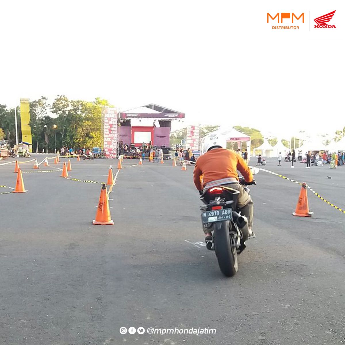 MERIAHNYA LAUNCHING NEW HONDA CB150R STREETFIRE DI STADION KANJURUHAN