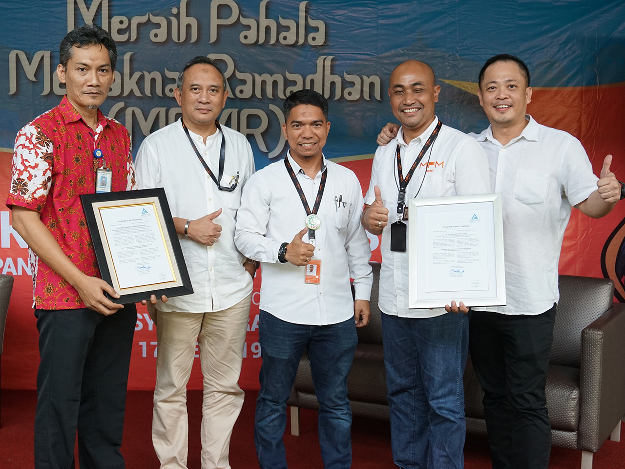 MPMRent Raih Sertifikasi SNI 14001:2015, ISO 45001:2018, dan SMK3
